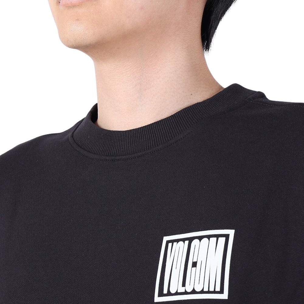 ボルコム（Volcom）（メンズ）ワタナイト クルー スウェットシャツ 23A4642301 BLK