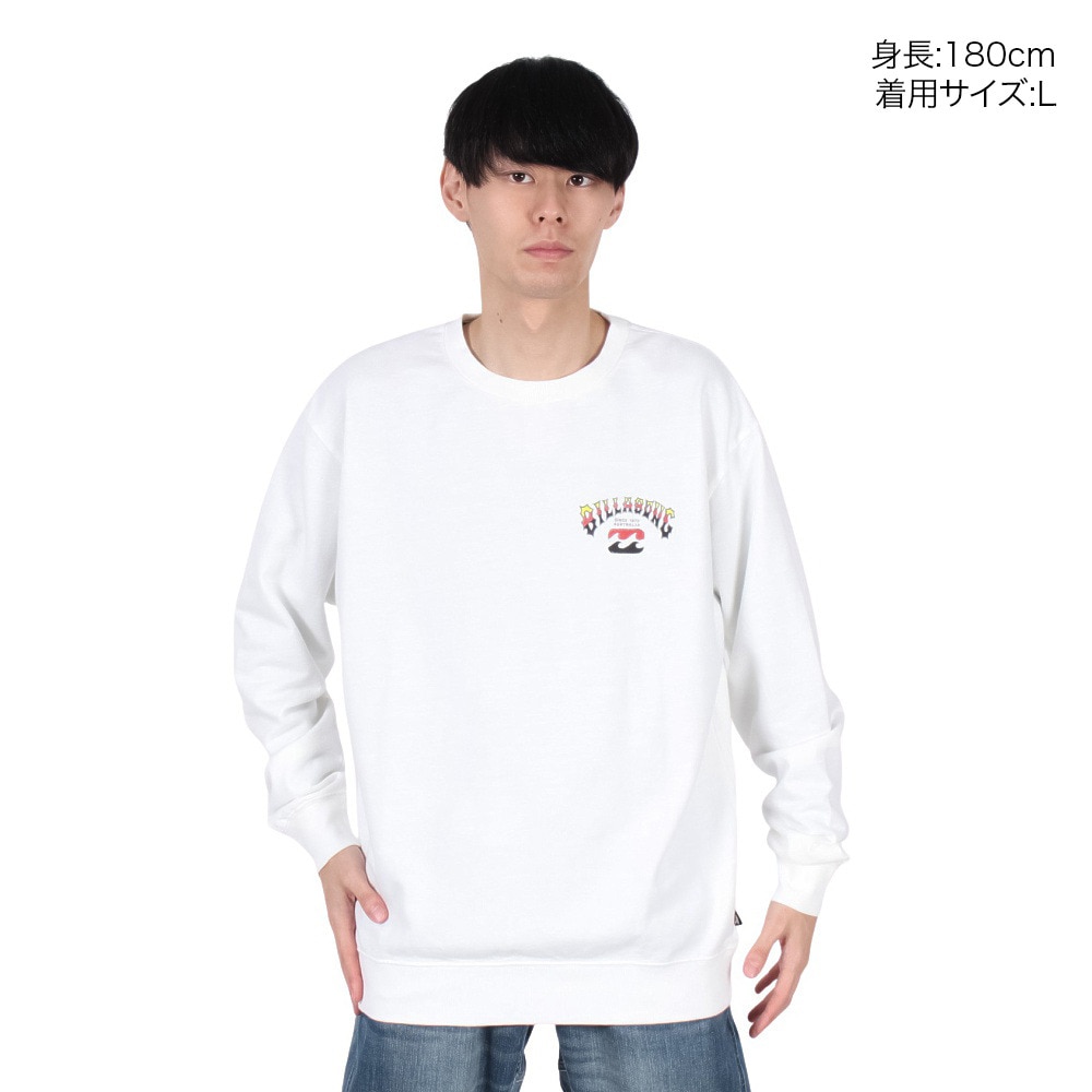 ビラボン（BILLABONG）（メンズ）ARCH クルー スウェット 長袖シャツ BE012002 OFW