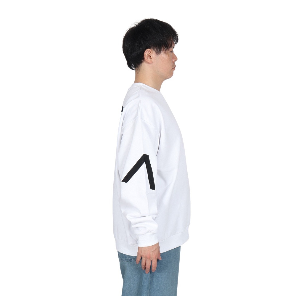 ルーカ（RVCA）（メンズ）FAKE RVCA クルーネックトレーナー BE042032 WHT