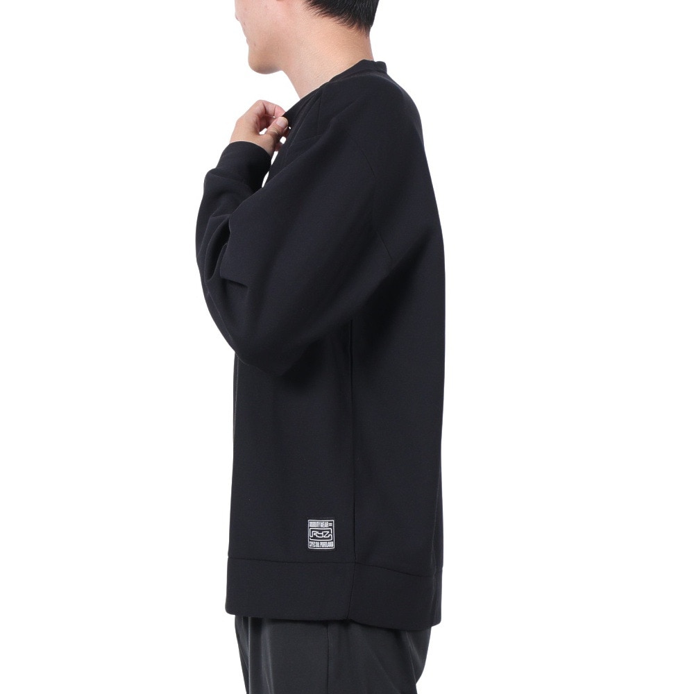 ライズ（RYZ）（メンズ）バタフライ クルーネック スウェット RZ10CD24FW0010 BLK