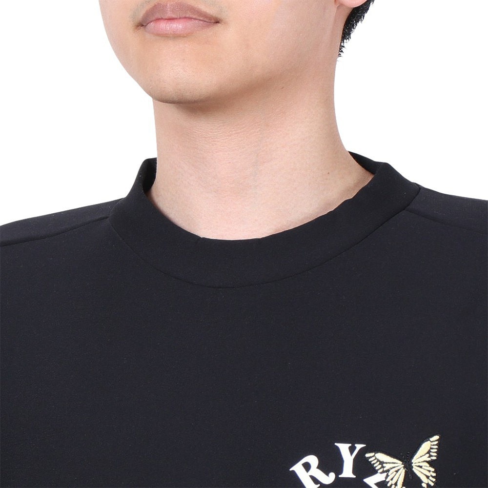 ライズ（RYZ）（メンズ）バタフライ クルーネック スウェット RZ10CD24FW0010 BLK