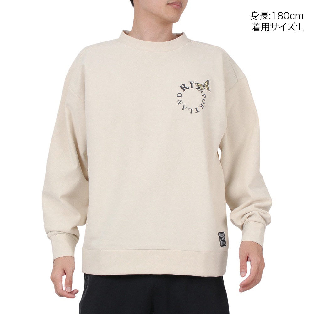 ライズ（RYZ）（メンズ）バタフライ クルーネック スウェット RZ10CD24FW0010 OWHT
