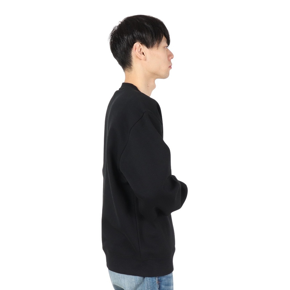 セッションズ（SESSIONS）（メンズ）ステッチ ロゴ クルー スウェットシャツ 247210 BLK