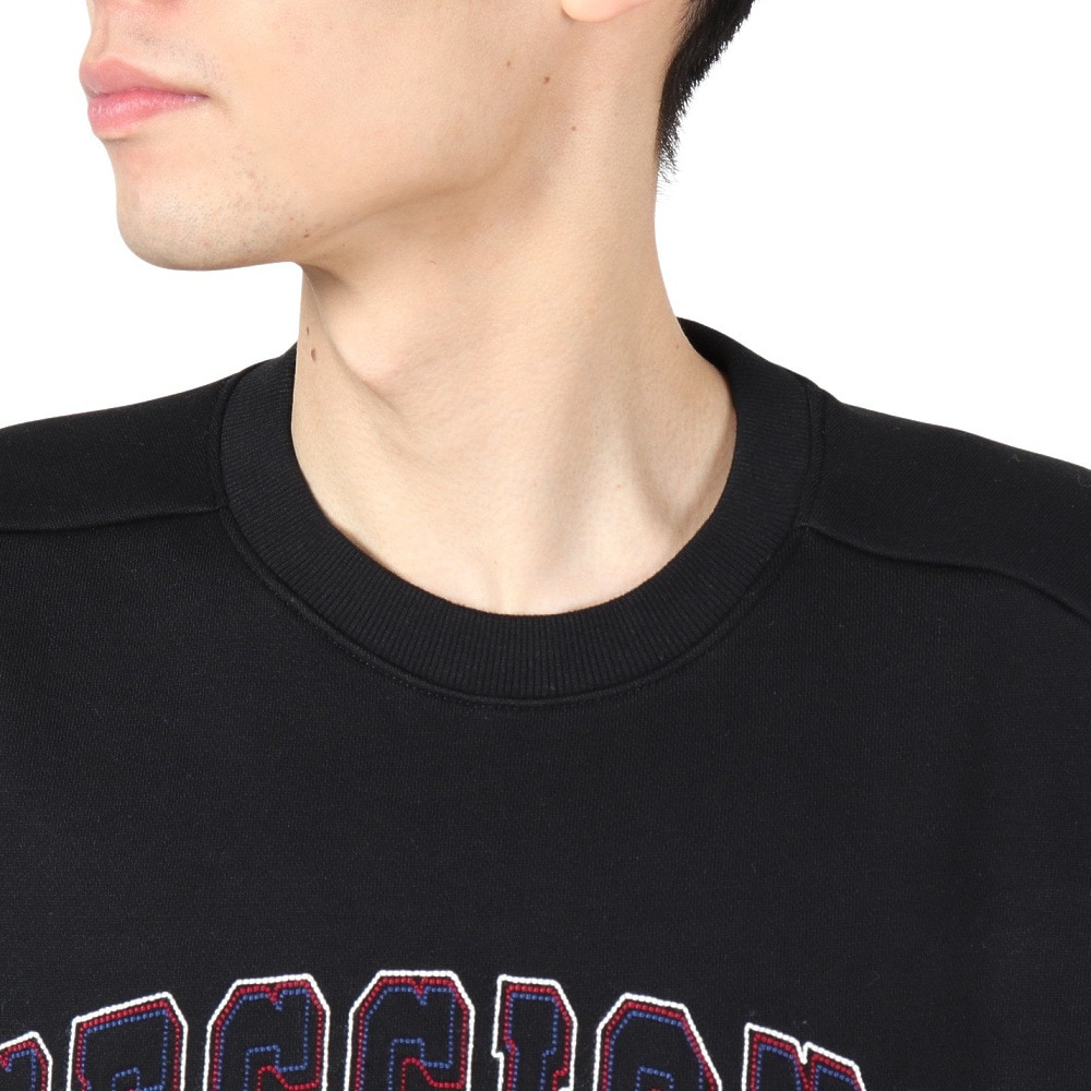 セッションズ（SESSIONS）（メンズ）ステッチ ロゴ クルー スウェットシャツ 247210 BLK