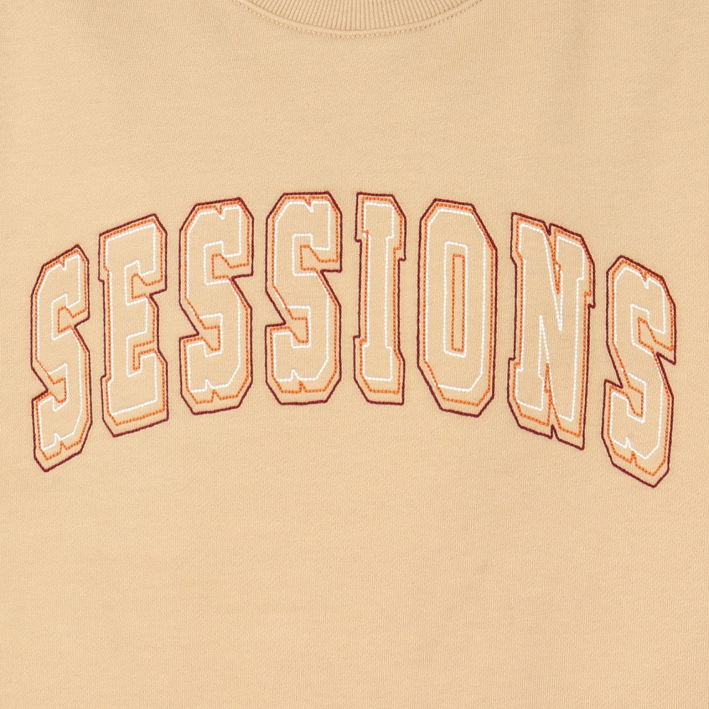 セッションズ（SESSIONS）（メンズ）ステッチ ロゴ クルーネックスウェット 247210 CML