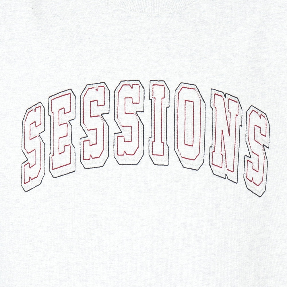 セッションズ（SESSIONS）（メンズ）ステッチ ロゴ クルー スウェットシャツ 247210 IVR