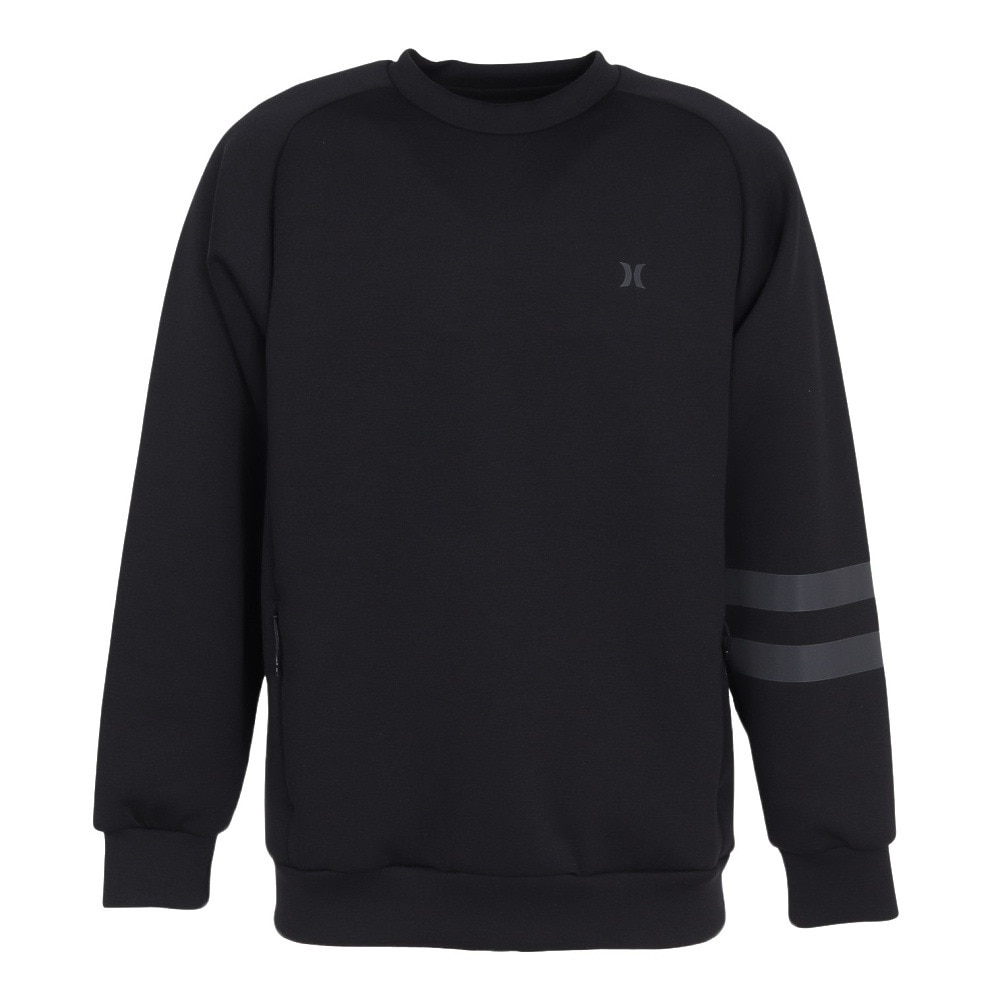 ハーレー（HURLEY）（メンズ）ファントム スウェット ブロック パーティークルーネック 2.0 MCFL242004-BLK