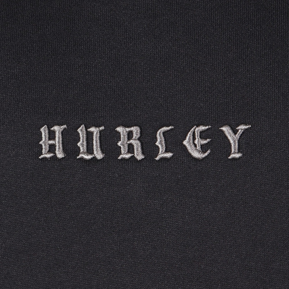 ハーレー（HURLEY）（メンズ）オールド イングリッシュ スウェット クルー スウェットシャツ MCFL242022-BLK