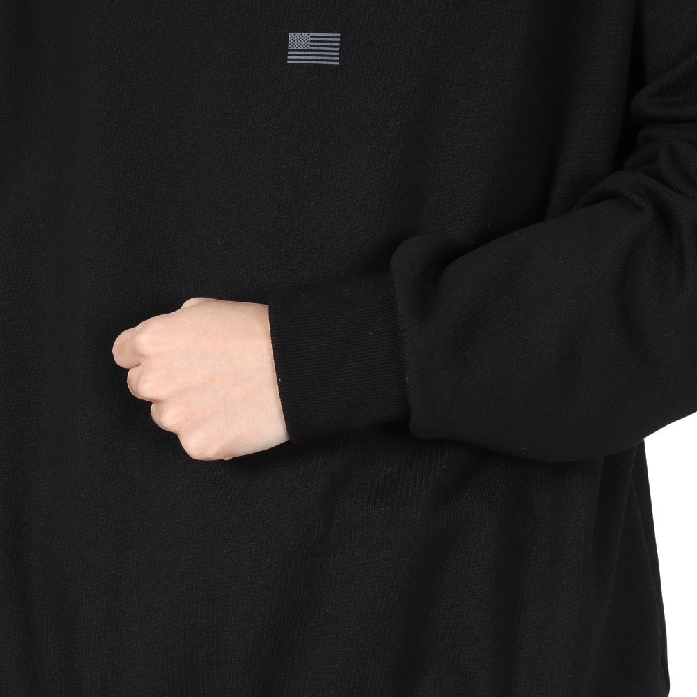 ハーレー（HURLEY）（メンズ）EMB HRLY スウェット クルーシャツ 24XBMCFL025-BLK