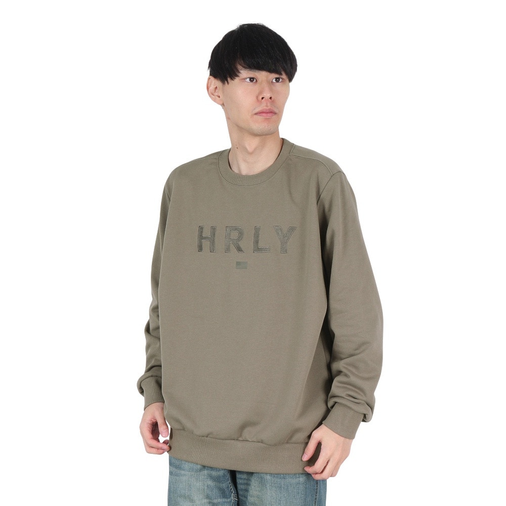 ハーレー（HURLEY）（メンズ）EMB HRLY スウェット クルーシャツ 24XBMCFL025-SKHK