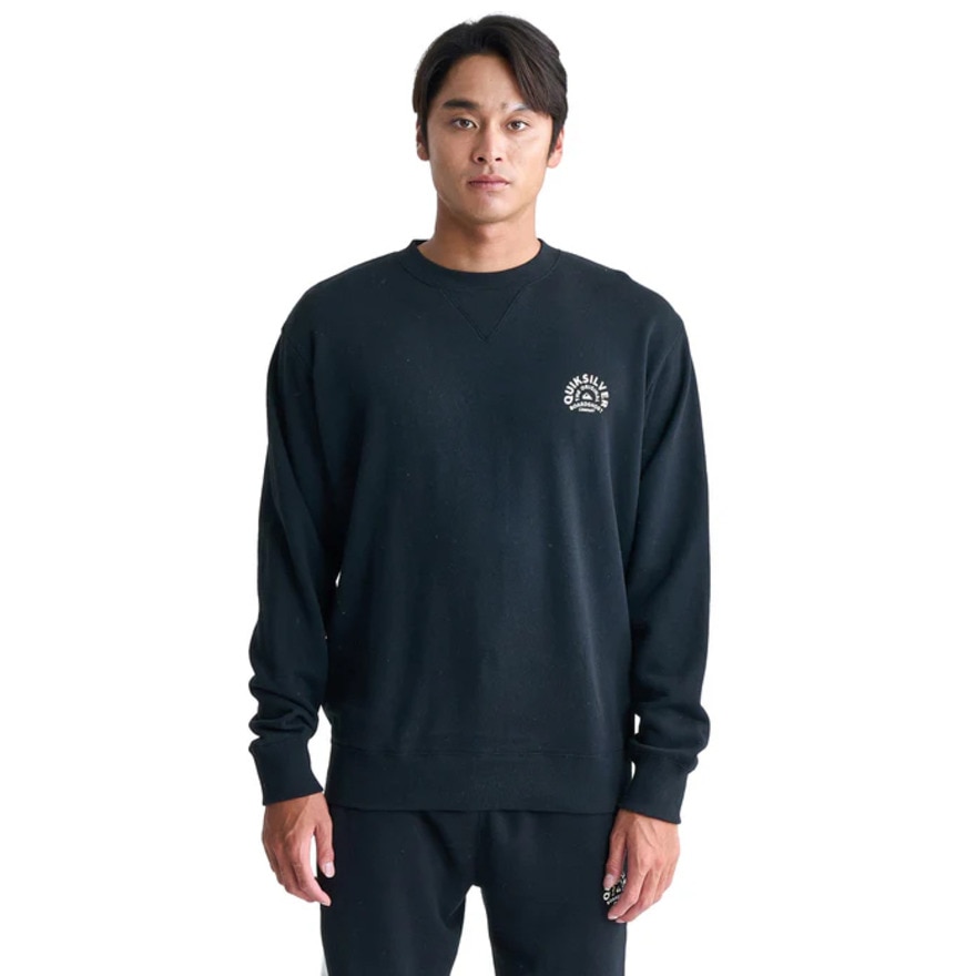 クイックシルバー（Quiksilver）（メンズ）ON TARGET クルースウェット 24FWQPO244068BLK