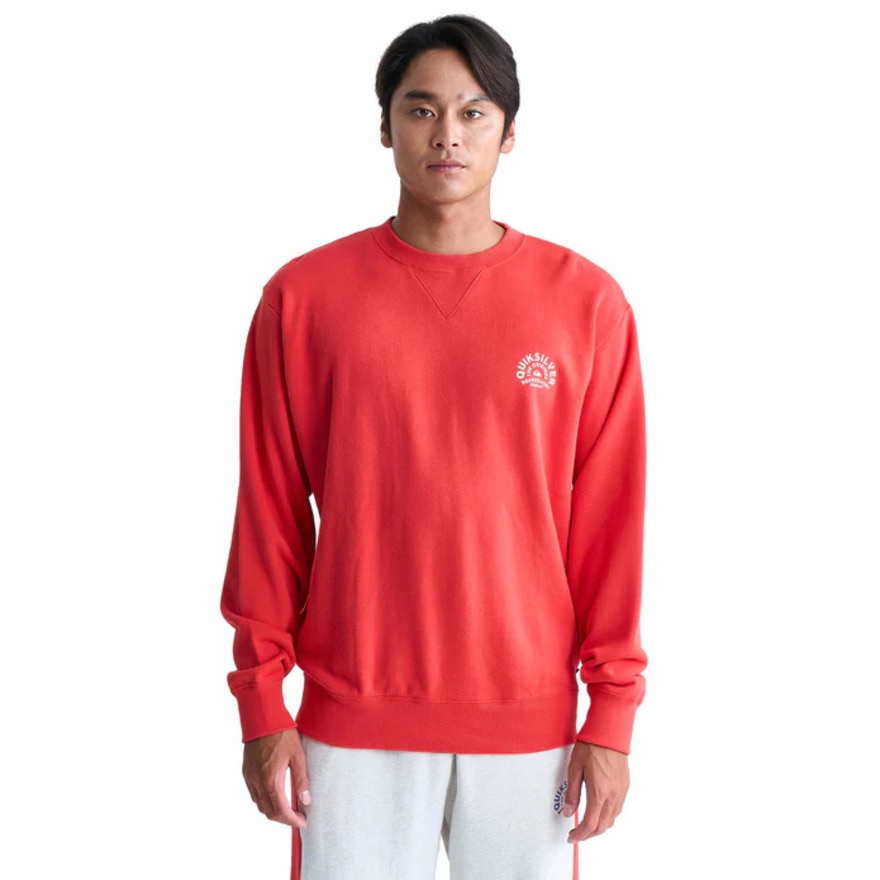 クイックシルバー（Quiksilver）（メンズ）ON TARGET クルースウェット 24FWQPO244068RED