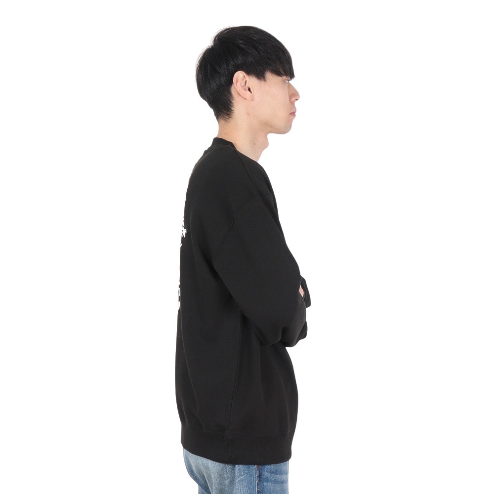 エアボーン（ARBN）（メンズ）クルーネック スウェットシャツ AB2024FWM-APP414BLK
