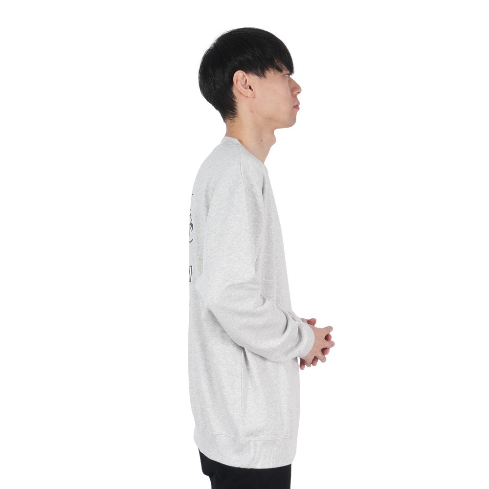 エアボーン（ARBN）（メンズ）クルーネック スウェットシャツ AB2024FWM-APP414LGRY