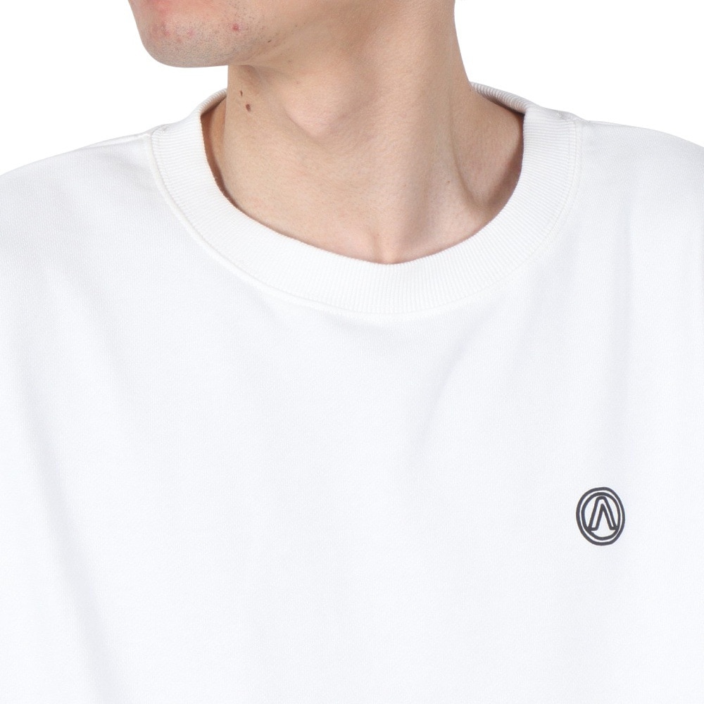 エアボーン（ARBN）（メンズ）クルーネック スウェットシャツ AB2024FWM-APP414WHT