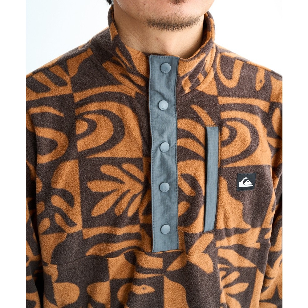 クイックシルバー（Quiksilver）（メンズ）NO DESTINATION ハーフスナップフリース 25FWEQYPF03072CSD6