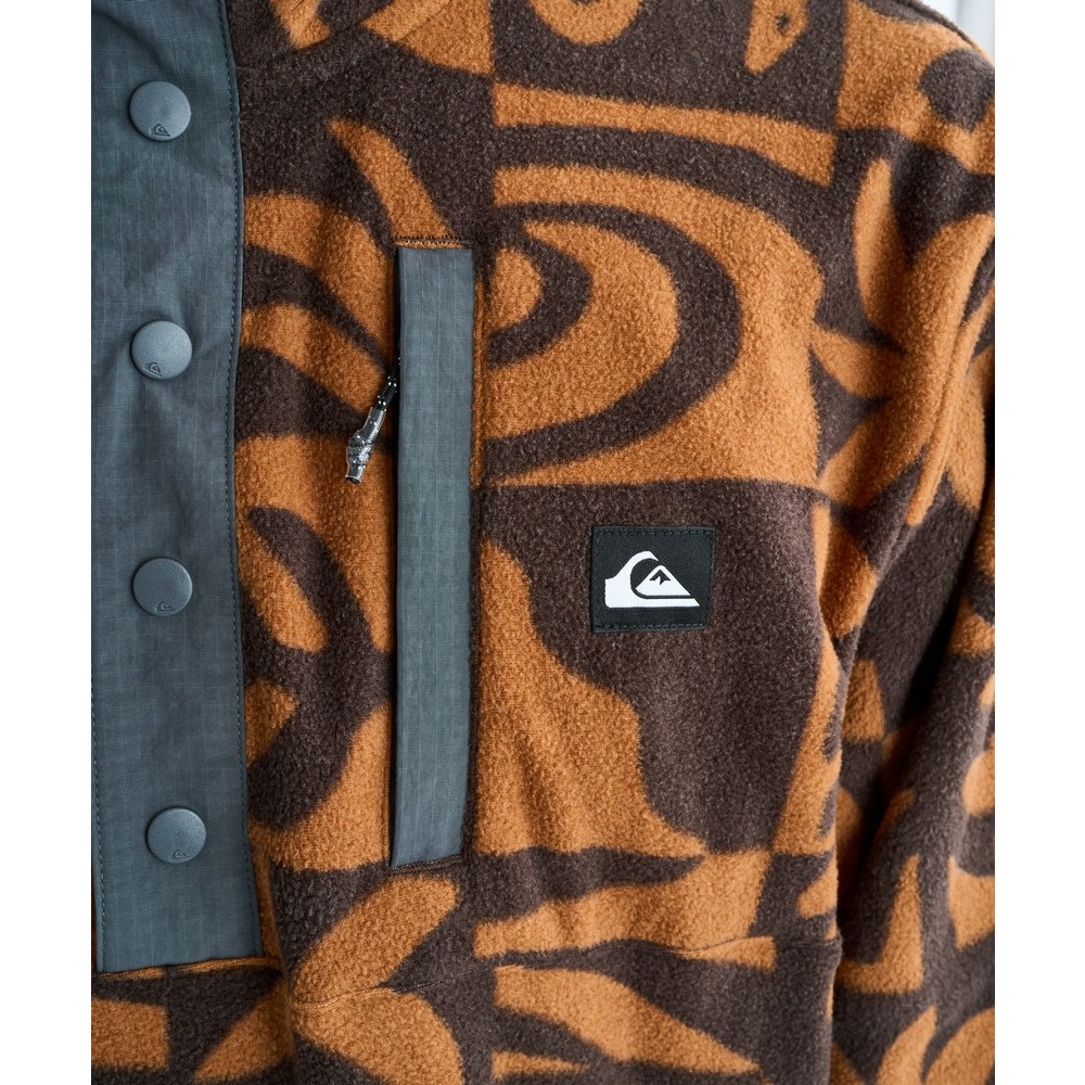 クイックシルバー（Quiksilver）（メンズ）NO DESTINATION ハーフスナップフリース 25FWEQYPF03072CSD6