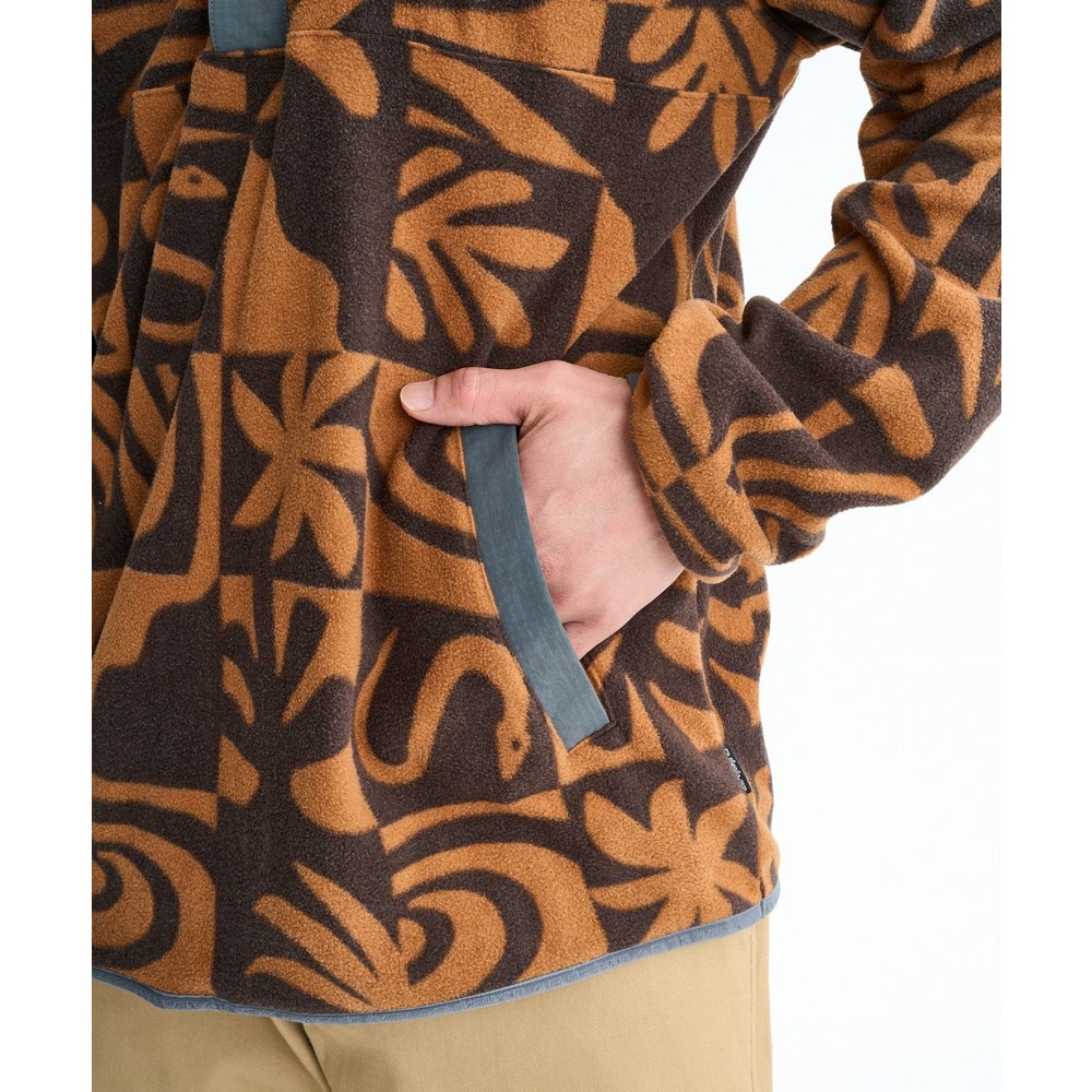 クイックシルバー（Quiksilver）（メンズ）NO DESTINATION ハーフスナップフリース 25FWEQYPF03072CSD6