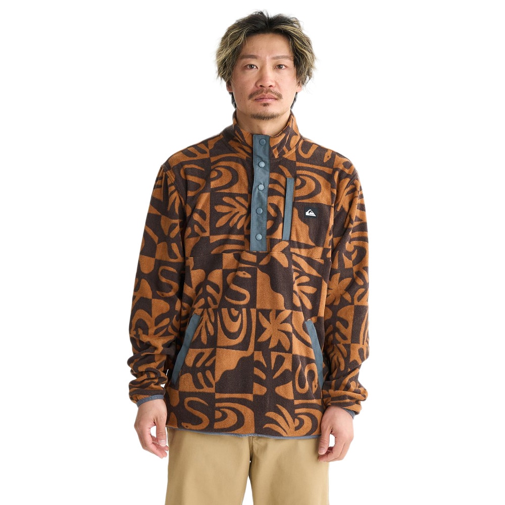 クイックシルバー（Quiksilver）（メンズ）NO DESTINATION ハーフスナップフリース 25FWEQYPF03072CSD6