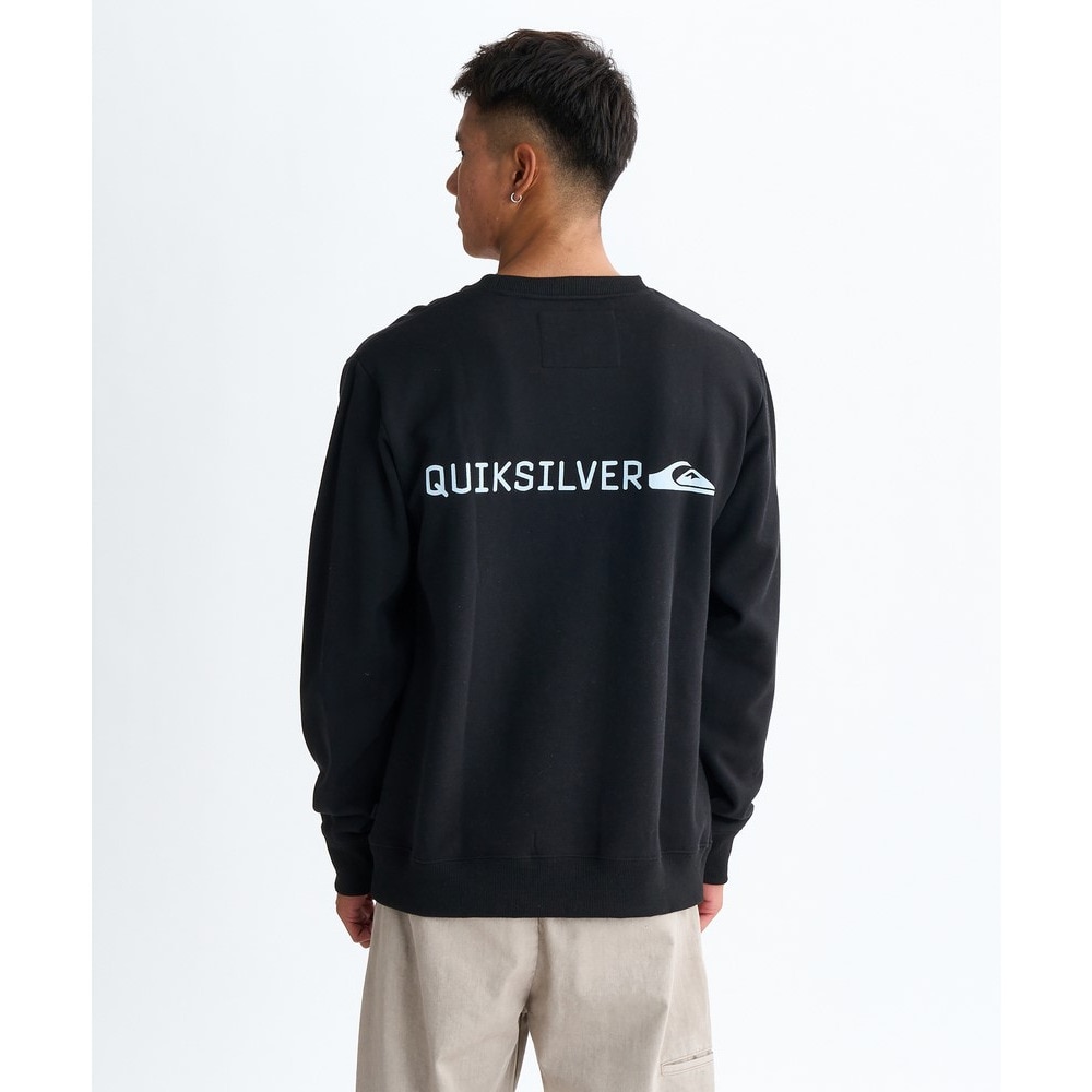 クイックシルバー（Quiksilver）（メンズ）DNA BIG CLICKER クルーネックスウェット 25FWQPO254011BLK