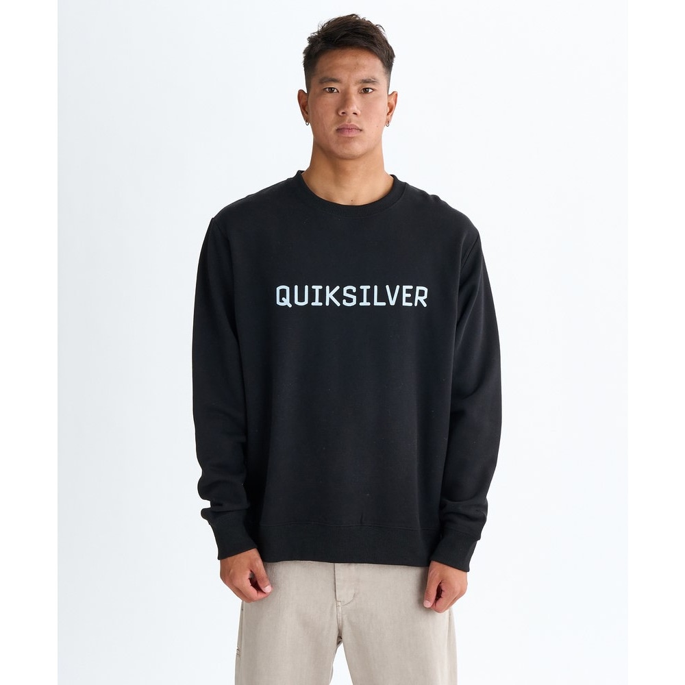 クイックシルバー（Quiksilver）（メンズ）DNA BIG CLICKER クルーネックスウェット 25FWQPO254011BLK