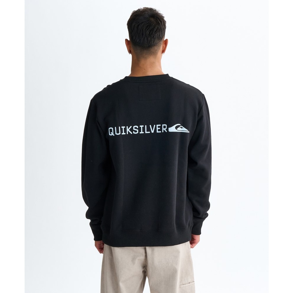 クイックシルバー（Quiksilver）（メンズ）DNA BIG CLICKER クルーネックスウェット 25FWQPO254011BLK