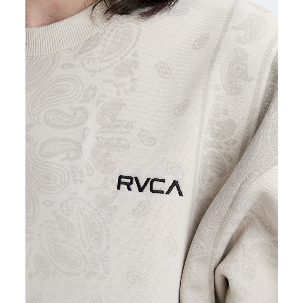 ルーカ（RVCA）（メンズ）FADE BACKSIDE ARCH クルーネックトレーナー BF042001 CER