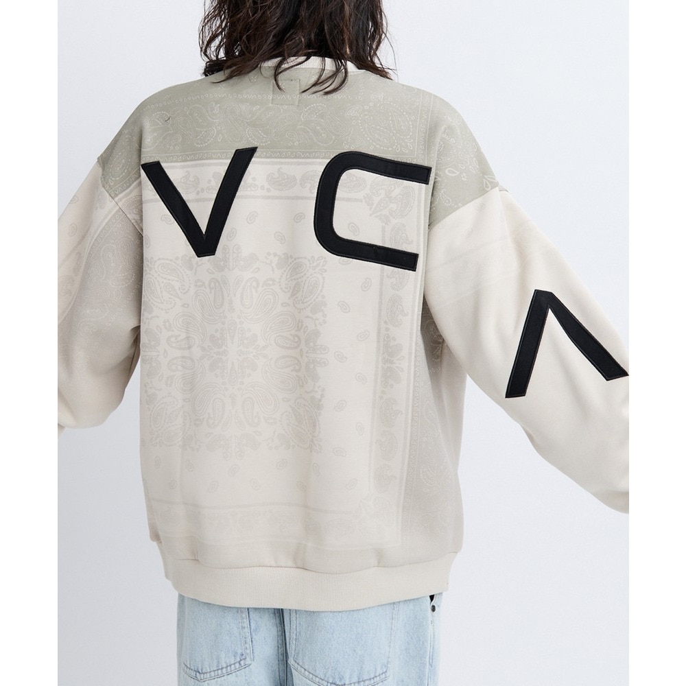 ルーカ（RVCA）（メンズ）FADE BACKSIDE ARCH クルーネックトレーナー BF042001 CER