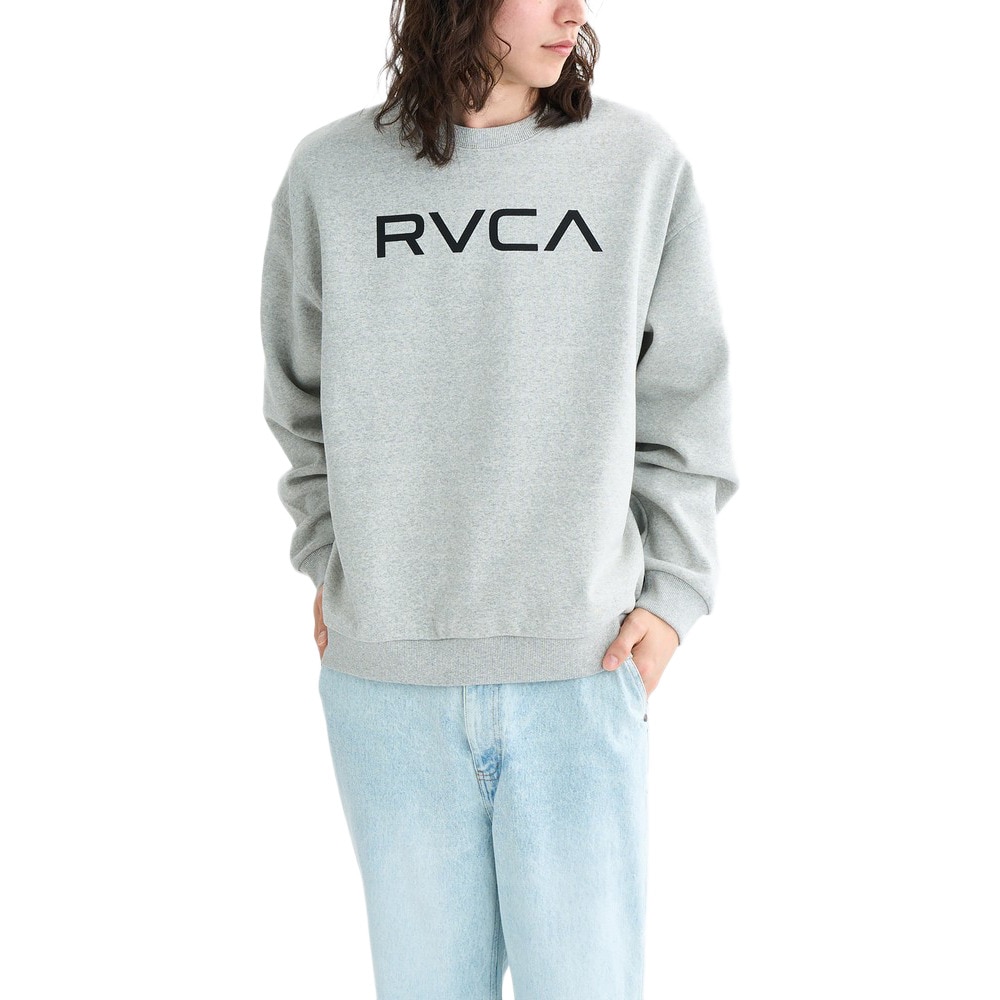ルーカ（RVCA）（メンズ）BIG RVCA FADE クルーネックトレーナー BF042002 HGR