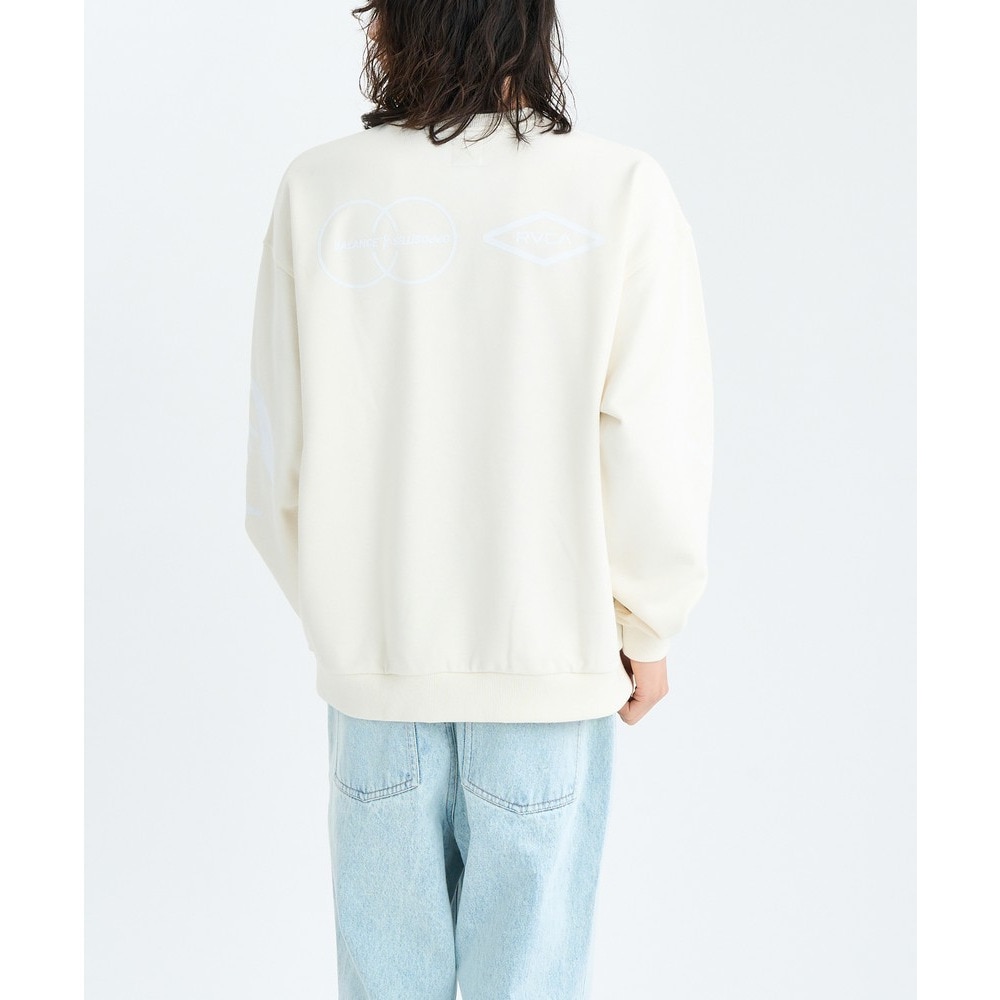ルーカ（RVCA）（メンズ）STACKHOUSE クルースウェット BF042003 ANW