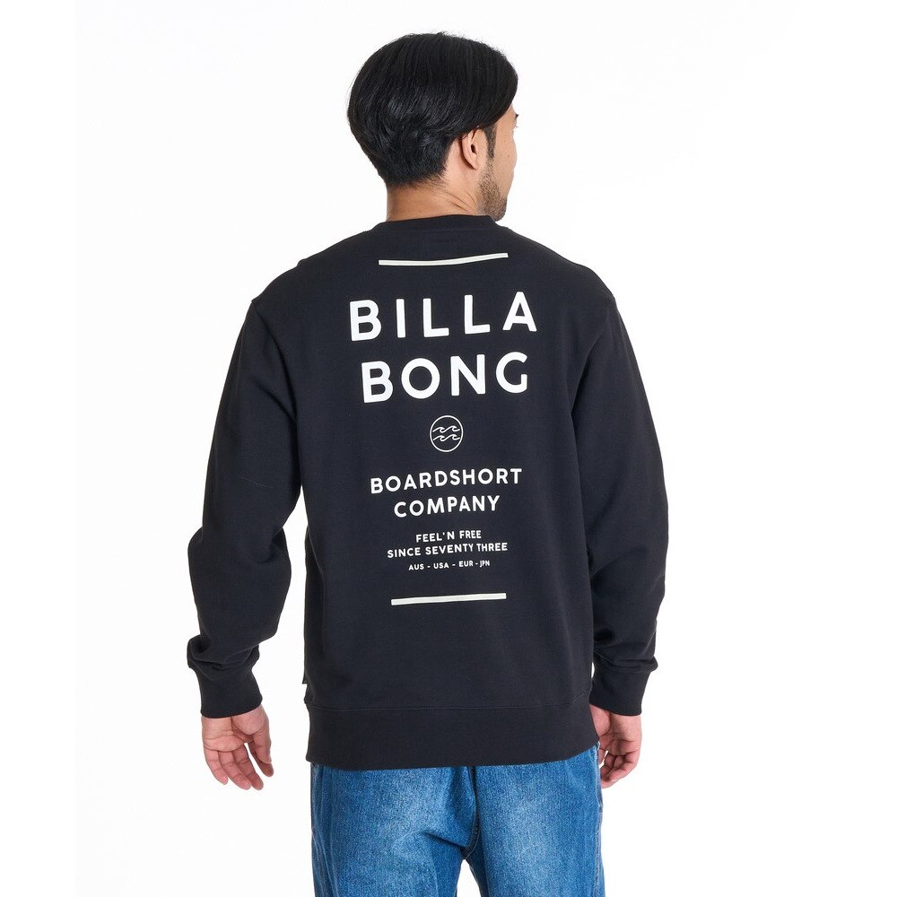 ビラボン（BILLABONG）（メンズ）SUN BLOCK スウェットプルオーバー BF012001 BLK
