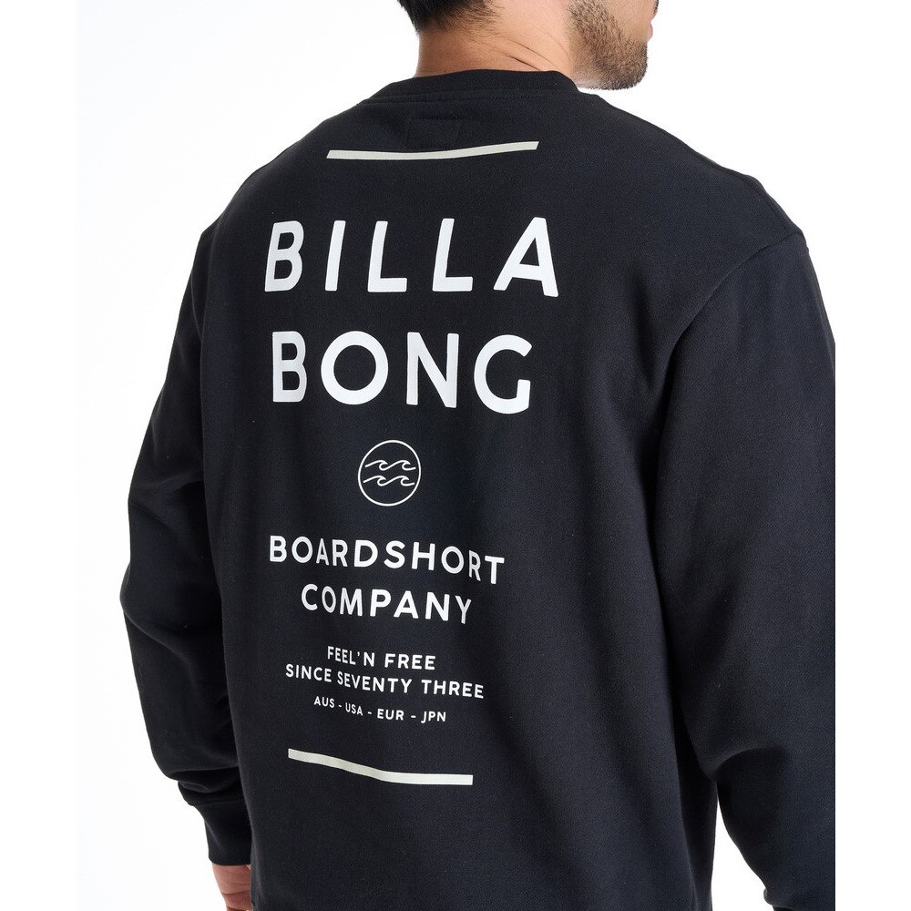 ビラボン（BILLABONG）（メンズ）SUN BLOCK スウェットプルオーバー BF012001 BLK