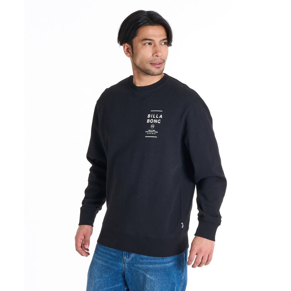 ビラボン（BILLABONG）（メンズ）SUN BLOCK スウェットプルオーバー BF012001 BLK