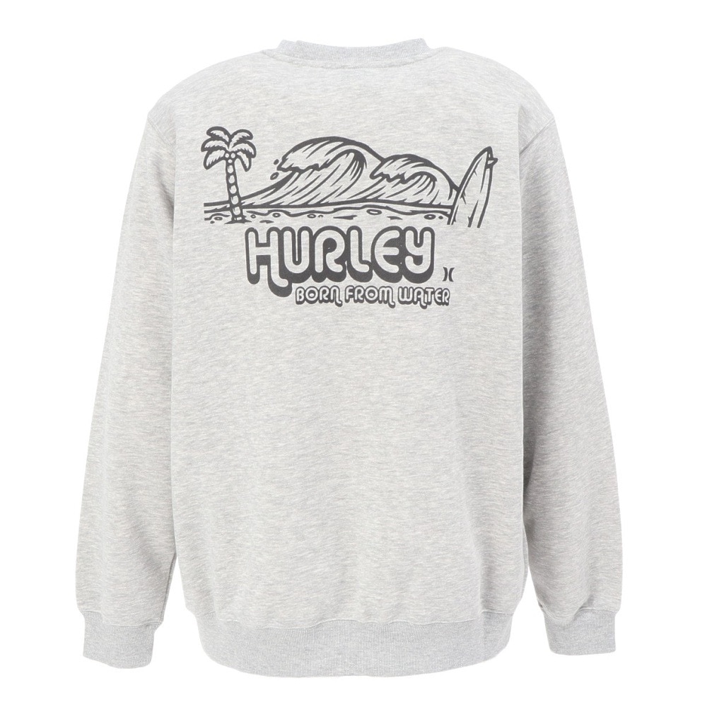 ハーレー（HURLEY）（メンズ）スウェット ビッグ ウェーブ クルーネック MCFL252092-AGHT
