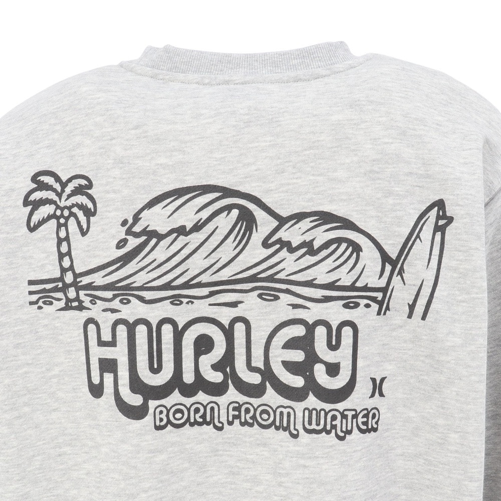 ハーレー（HURLEY）（メンズ）スウェット ビッグ ウェーブ クルーネック MCFL252092-AGHT