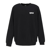 (メンズ)スウェット ビッグ ウェーブ クルーネック MCFL252092-BLK