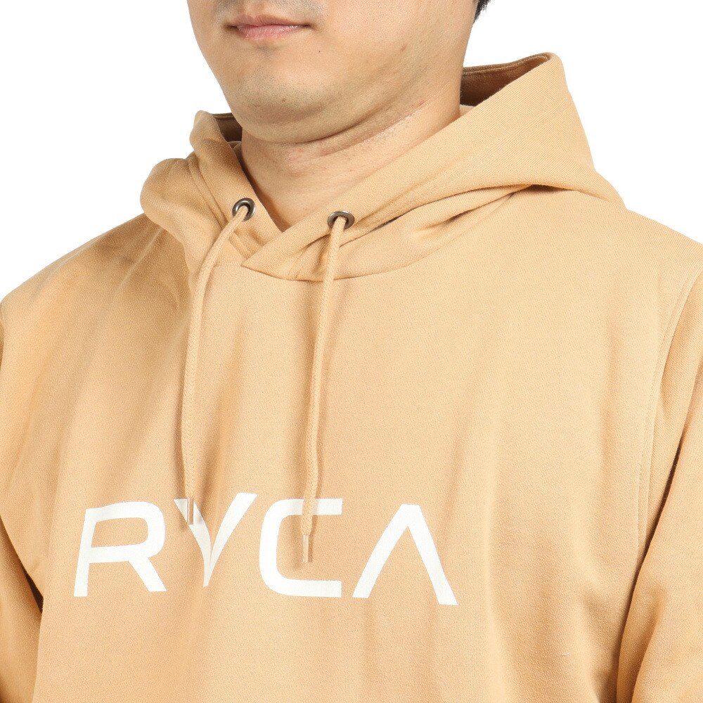 【希少】RVCA プルオーバーパーカー ベージュ　Mサイズ