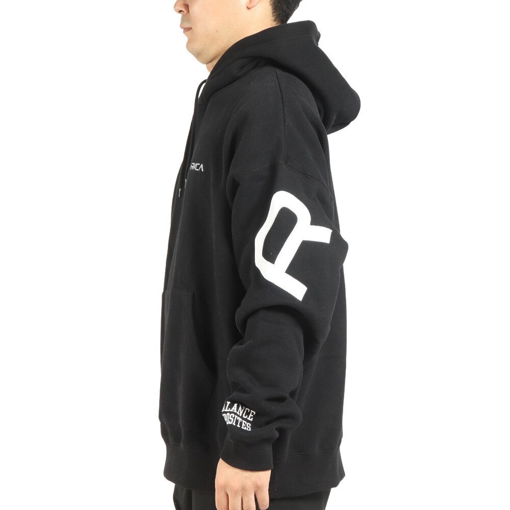 ルーカ（RVCA）（メンズ）HITTER FAKE HOODIE パーカー BC042048 BLK