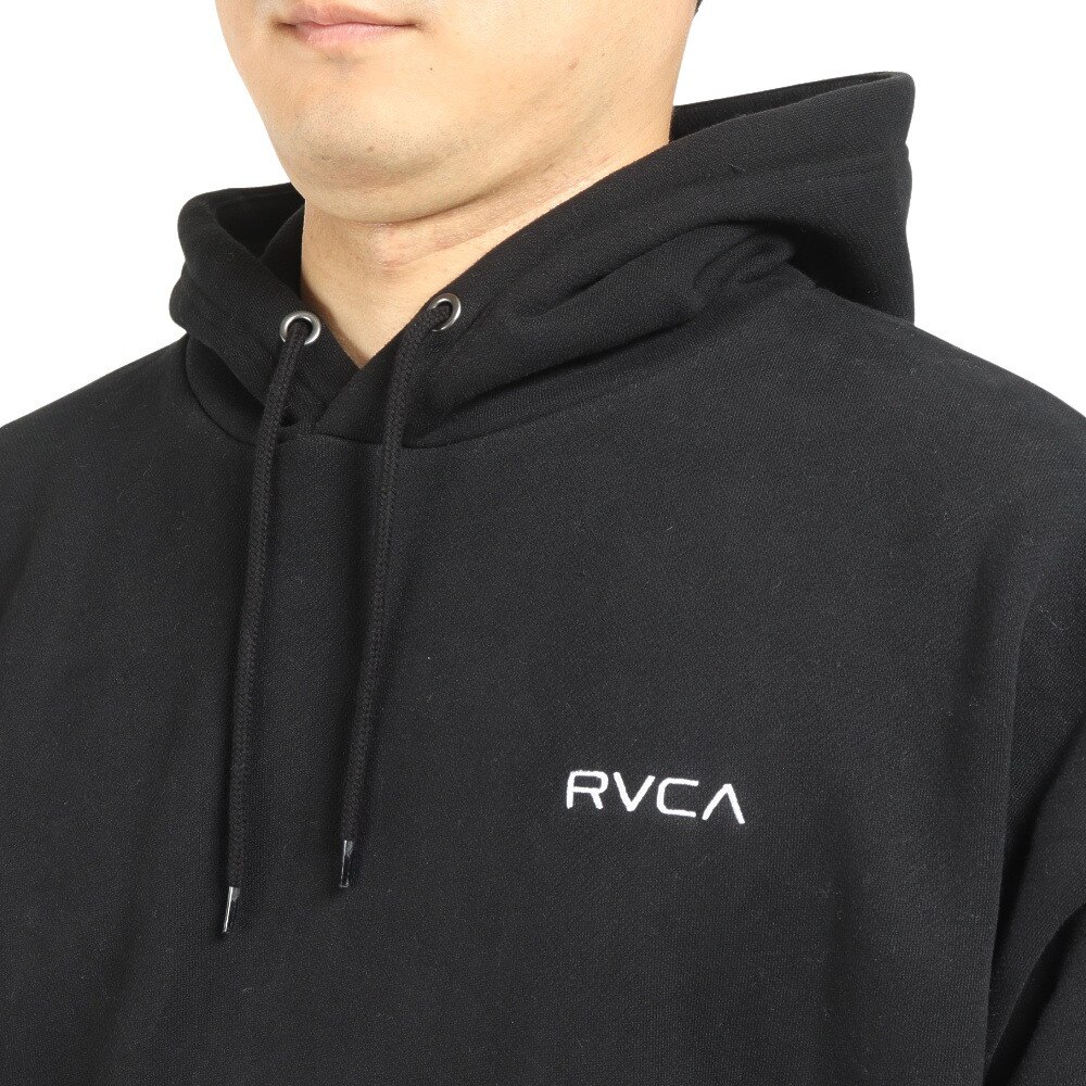 RVCA（メンズ）HITTER FAKE HOODIE パーカー BC042048 BLK