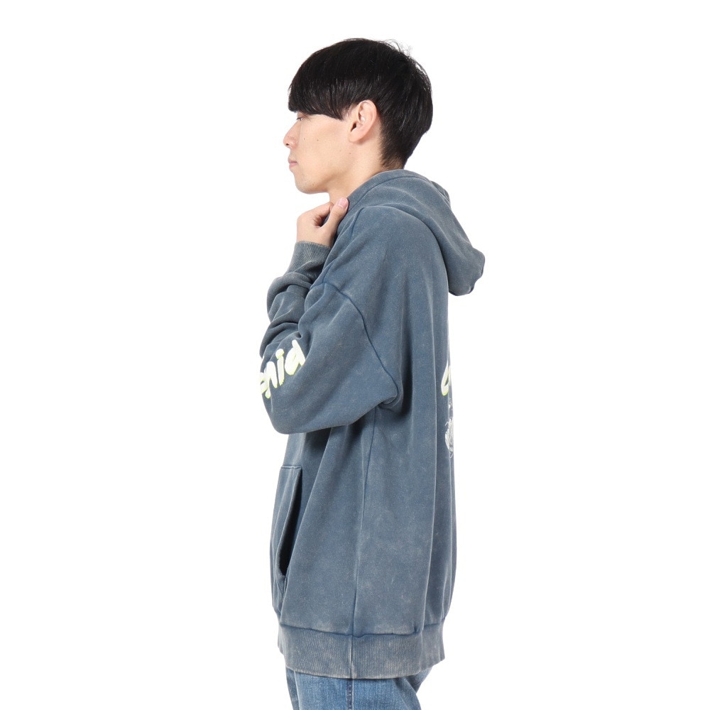 オーシャンパシフィック（Ocean Pacific）（メンズ）ヤシの木柄 起毛パーカー 532009NVY