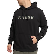 エアボーン(ARBN)(メンズ)長袖プルオーバー パーカー FRONT LOGO BKCPT AB2022AWMAPP004