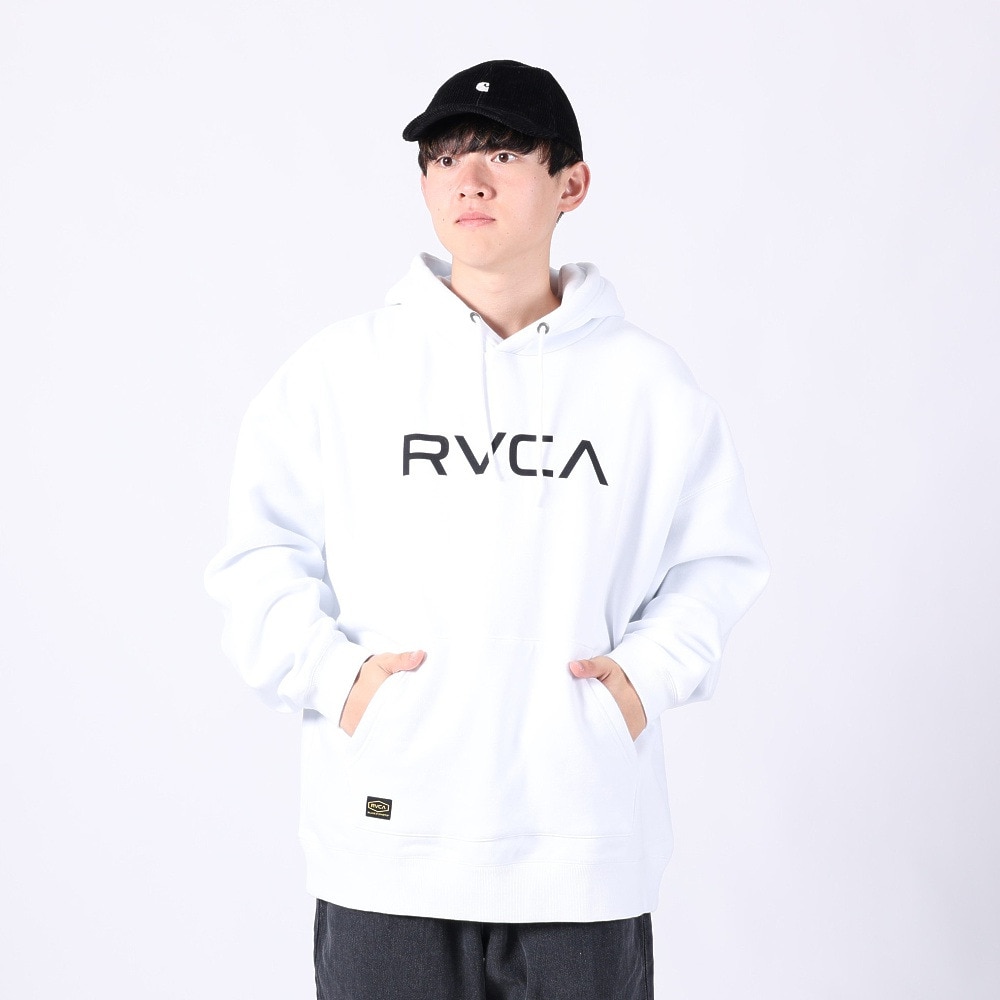 ルーカ（RVCA）（メンズ）BIG RVCA フーディー BD042159 WHT