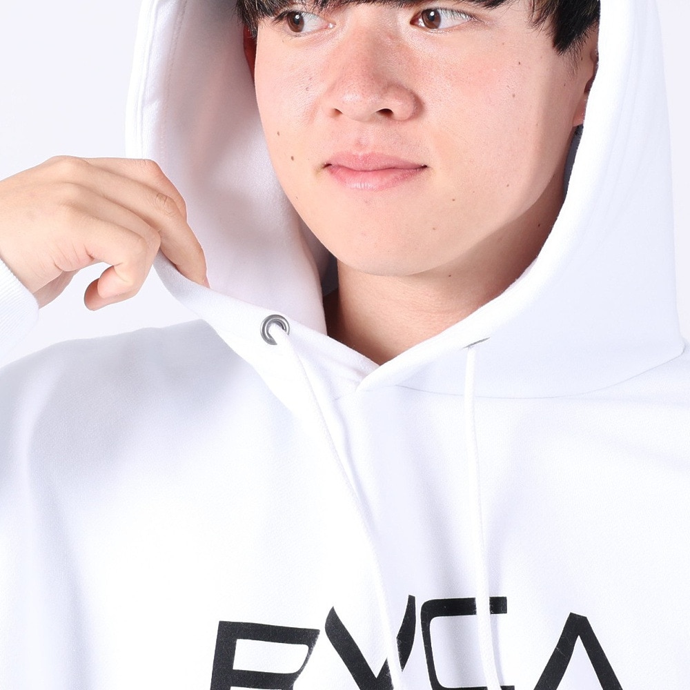 ルーカ（RVCA）（メンズ）BIG RVCA フーディー BD042159 WHT