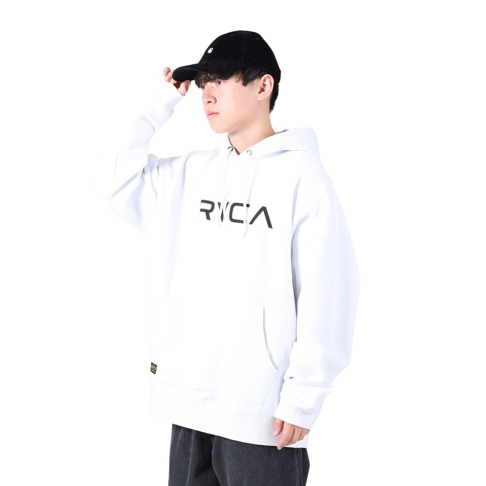 ルーカ（RVCA）（メンズ）BIG RVCA フーディー BD042159 WHT