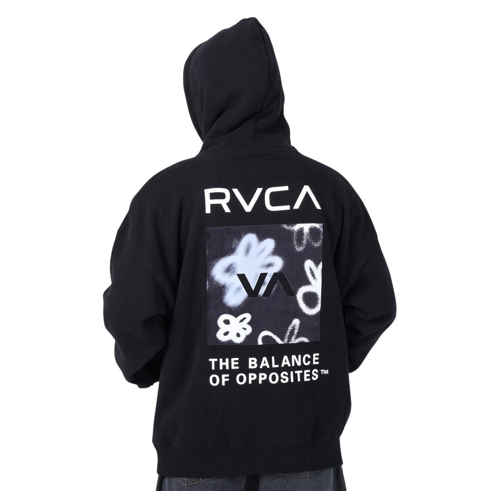 ルーカ（RVCA）（メンズ）HI SPEED FLORAL フーディー パーカー BD042162 BLK