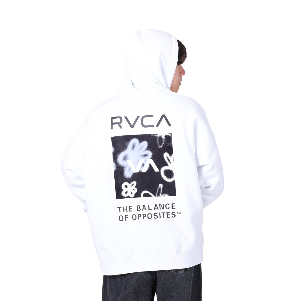 ルーカ（RVCA）（メンズ）HI SPEED FLORAL フーディー BD042162 WHT