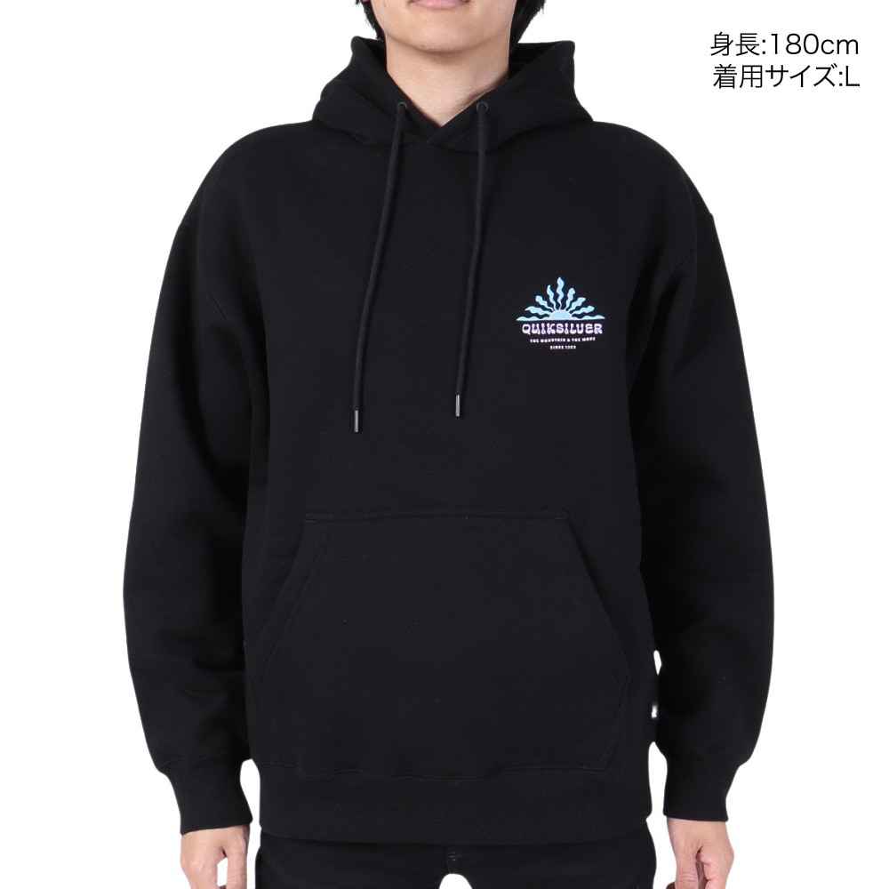 クイックシルバー（Quiksilver）（メンズ）QS BLOOMS スウェットフーディー 23FWQPO234601YBLK