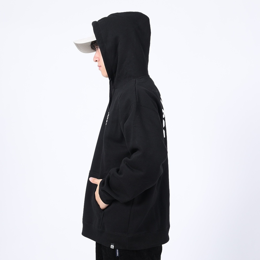 ディーシーシューズ（DC SHOES）（メンズ）23 BACK 8BALL スウェットパーカー 23FWDPO234083YBLK
