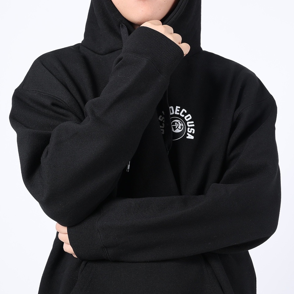 ディーシーシューズ（DC SHOES）（メンズ）23 BACK 8BALL スウェットパーカー 23FWDPO234083YBLK