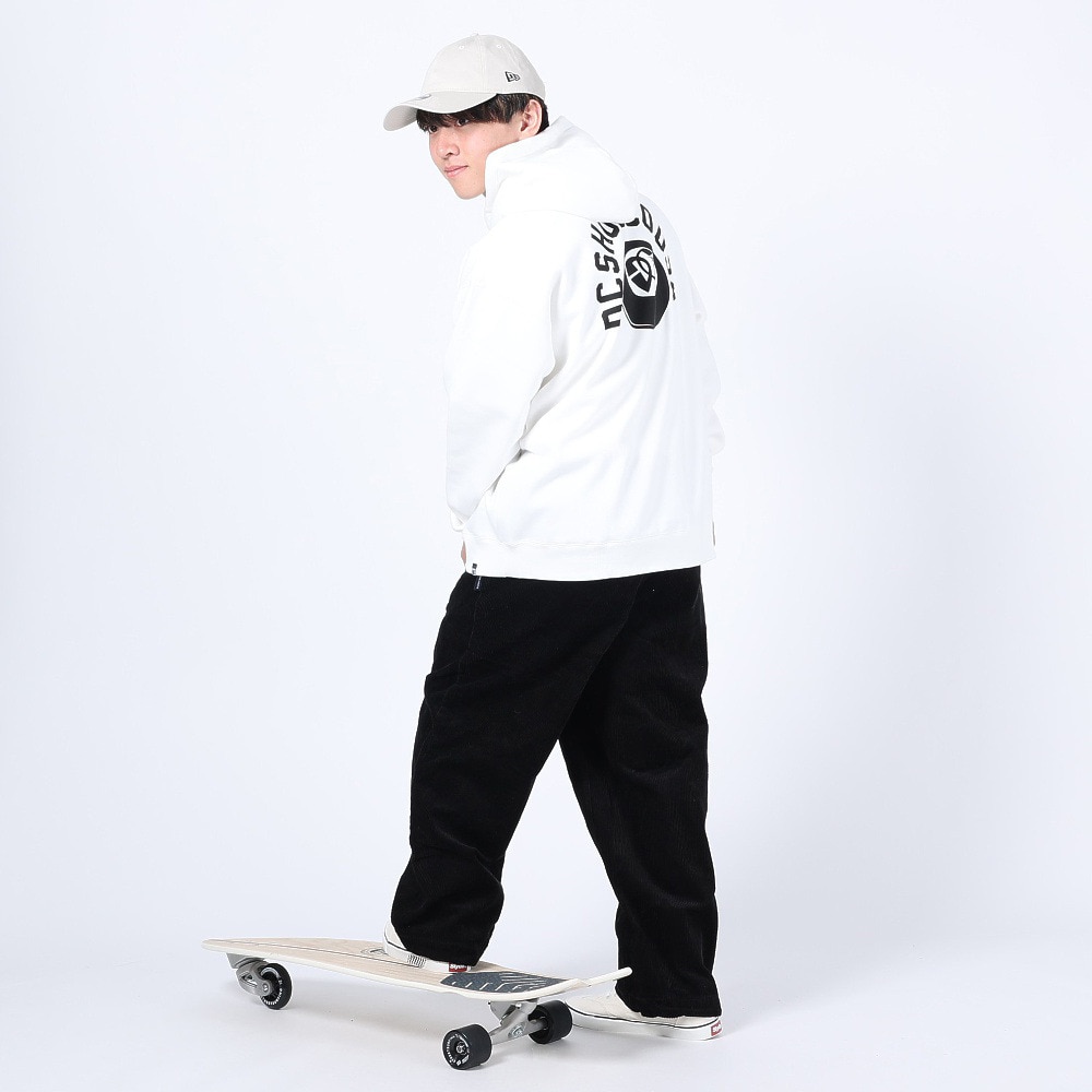 ディーシーシューズ（DC SHOES）（メンズ）23 BACK 8BALL スウェットパーカー 23FWDPO234083YWHT